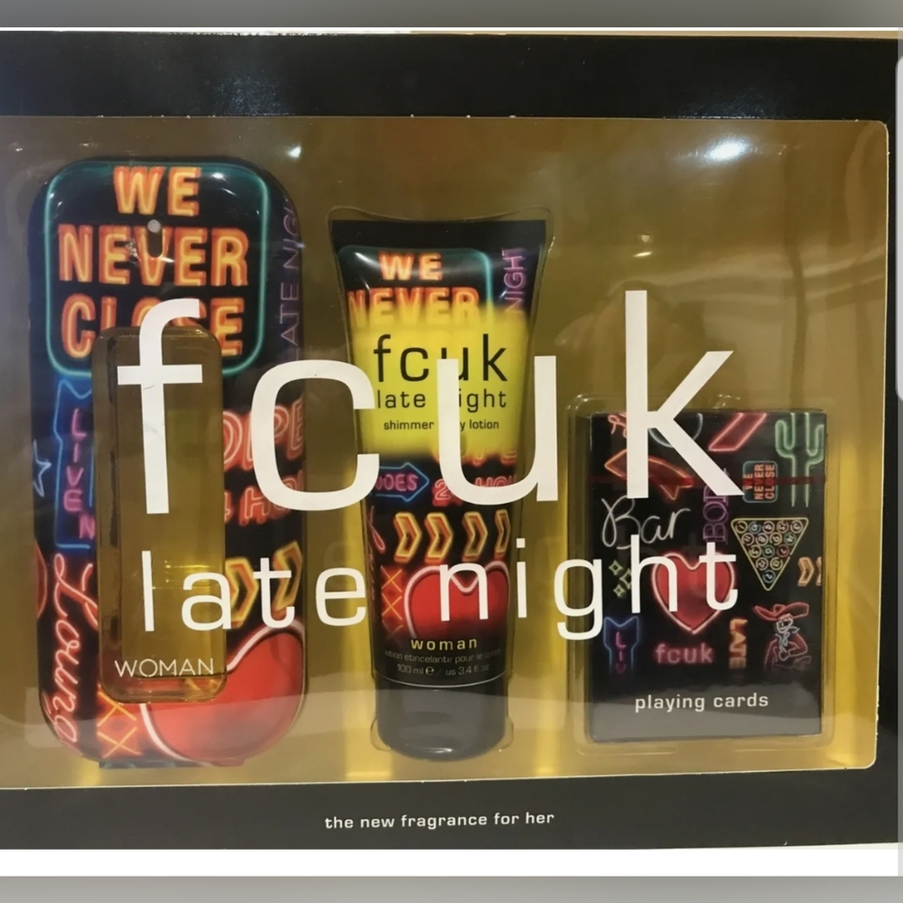 Fcuk late night set 3 pcs